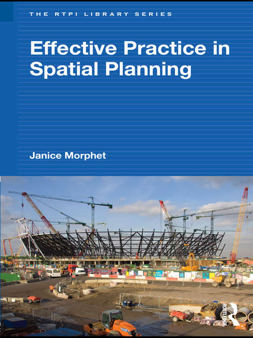 Book cover of Effective Practice in Spatial Planning