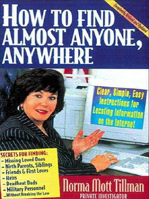 Book cover of How to Find Almost Anyone, Anywhere