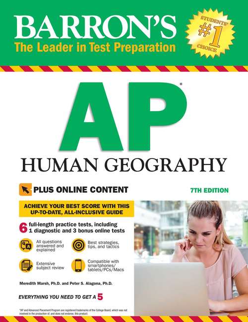 Barron's AP Human Geography With Bonus Online Tests, 7th edition: With Bonus Online Tests