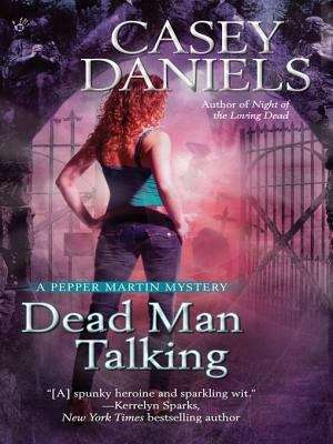 Book cover of Dead Man Talking (Pepper Martin Mystery #5)