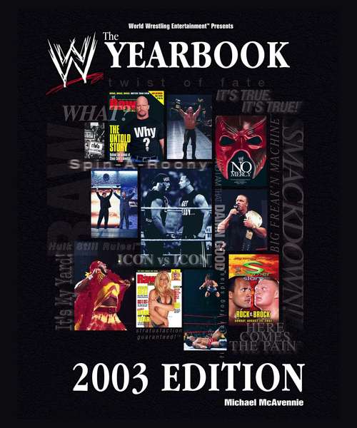 Book cover of The World Wrestling Entertainment Yearbook 2003 Edition