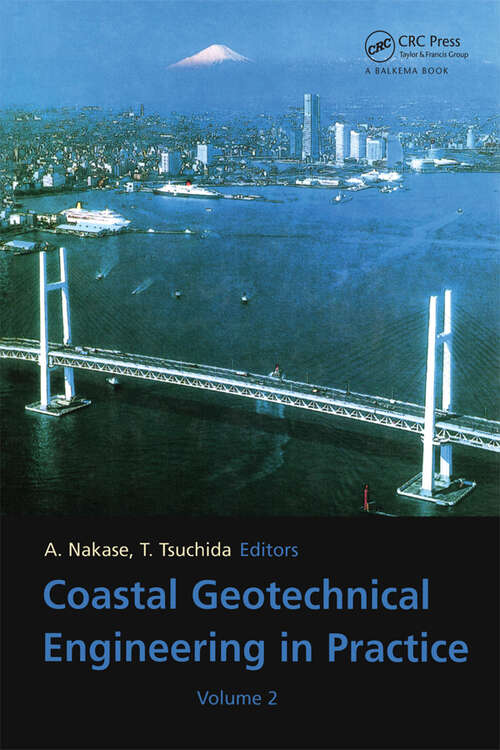 Book cover of Coastal Geotechnical Engineering in Practice, Volume 2: Proceedings of the International Symposium IS-Yokohama 2000, Yokohama, Japan, 20-22 September 2000 (1)