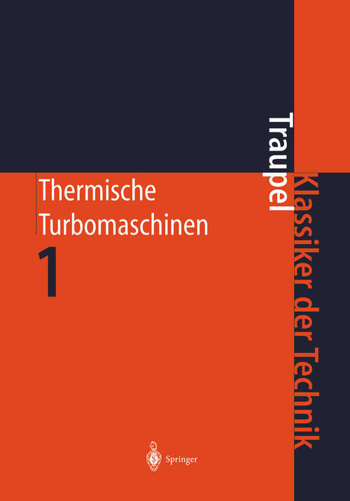 Book cover of Thermische Turbomaschinen