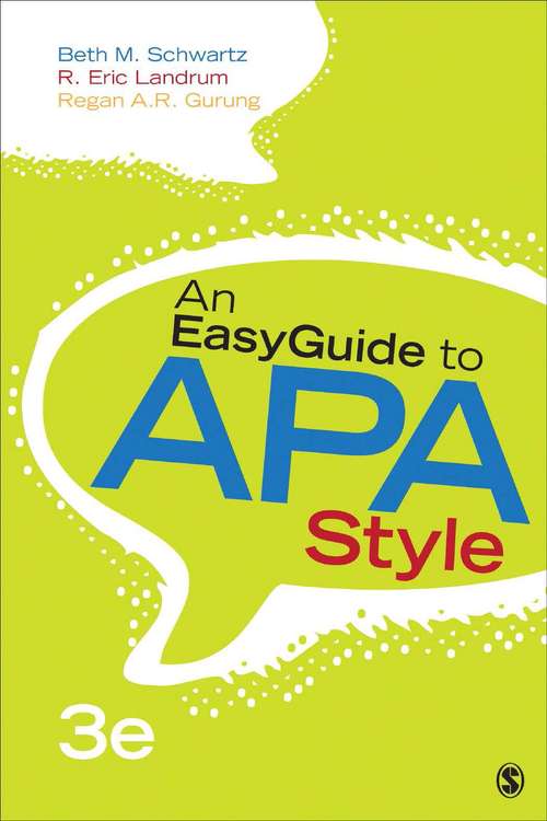 An EasyGuide to APA Style (Easyguide Ser.)