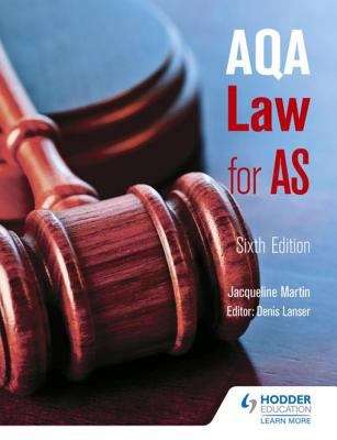 AQA Law for AS Sixth Edition
