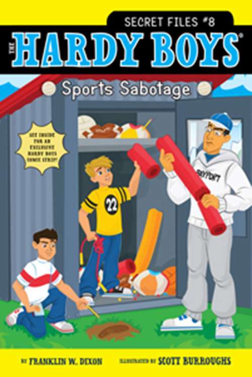 Book cover of Sports Sabotage (The Hardy Boys Secret Files)
