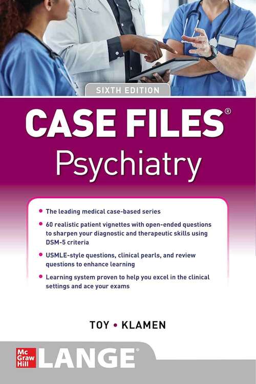 Book cover of Case Files: Psychiatry (Sixth Edition)