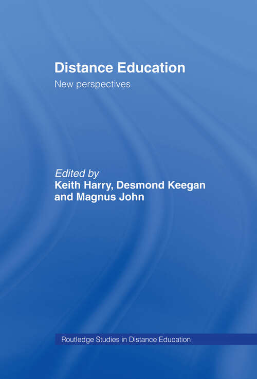 Distance Education: International Perspectives (Routledge Studies in Distance Education)