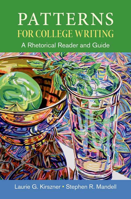 Book cover of Patterns for College Writing: A Rhetorical Reader and Guide 13th Edition