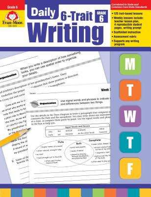 Book cover of Daily 6-Trait Writing, Grade 6+