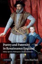 Book cover of Poetry and Paternity in Renaissance England