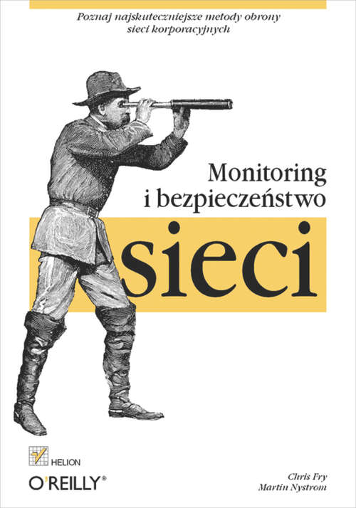 Book cover of Monitoring i bezpieczeństwo sieci (in Polish)