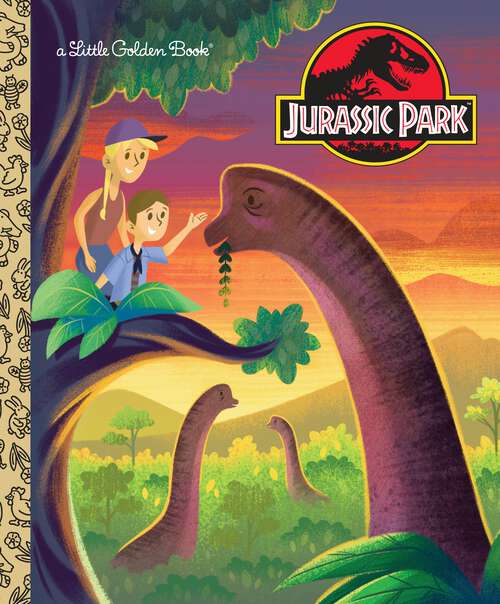 Book cover of Jurassic Park Little Golden Book (Little Golden Book)