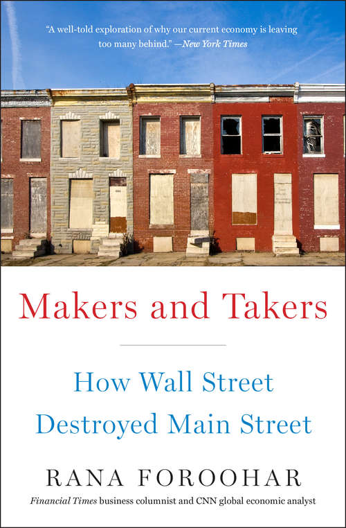 Book cover of Makers and Takers: The Rise of Finance and the Fall of American Business
