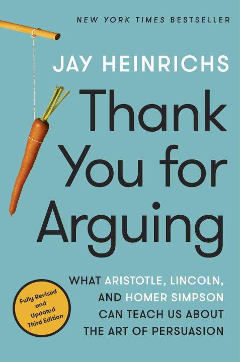 Book cover of Thank You for Arguing, Third Edition