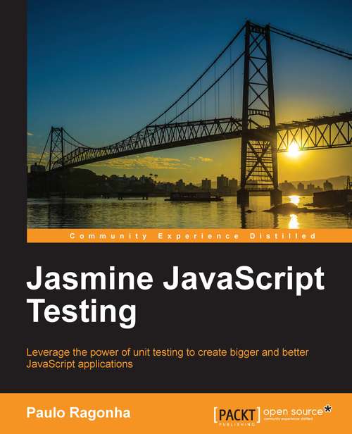 Book cover of Jasmine JavaScript Testing