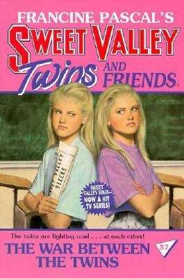 Book cover of The War Between the Twins (Sweet Valley Twins #37)