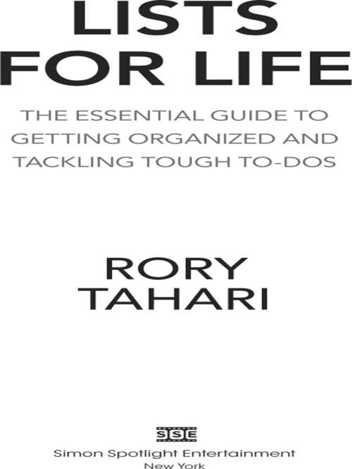 Book cover of Lists for Life