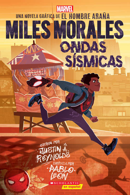 Book cover of Miles Morales: Ondas sísmicas (Miles Morales: Shock Waves)