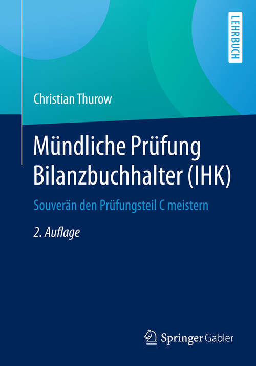 Book cover of Mündliche Prüfung Bilanzbuchhalter (IHK)