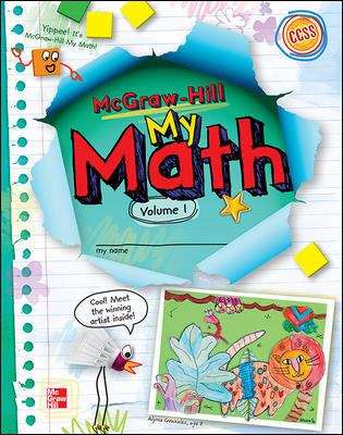 Book cover of My Math [Grade 2, Volume 1]