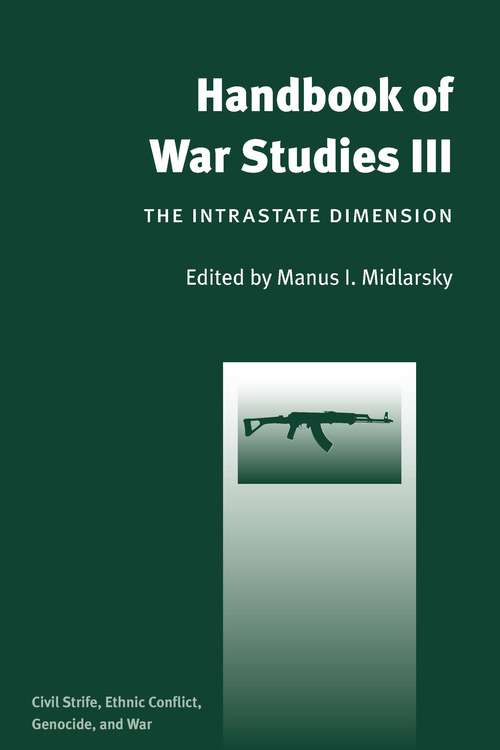 Book cover of Handbook of War Studies III: The Intrastate Dimension