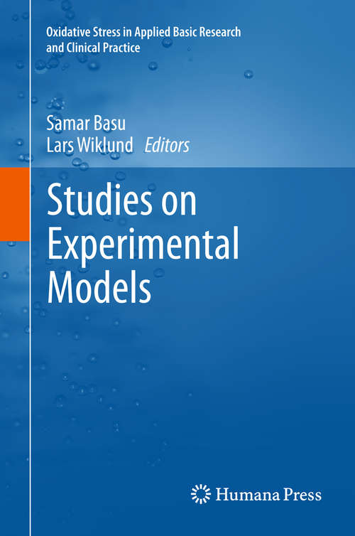 Book cover of Studies on Experimental Models