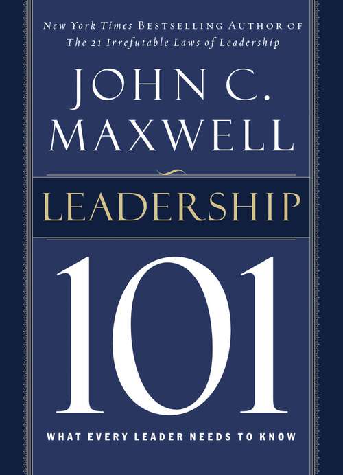 Book cover of Leadership 101