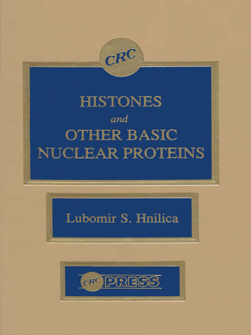 Book cover of Histones and Other Basic Nuclear Proteins