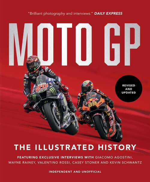 Book cover of MotoGP: The Illustrated History 2023