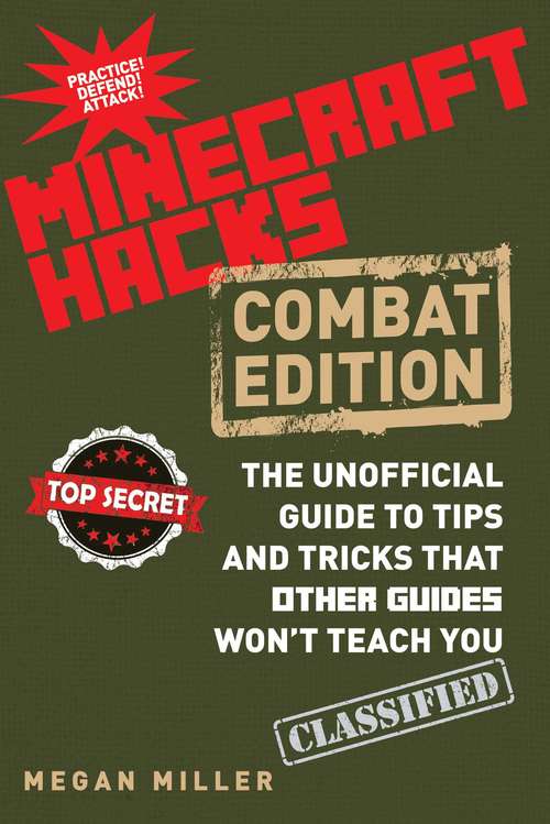 Book cover of Hacks for Minecrafters: Combat Edition