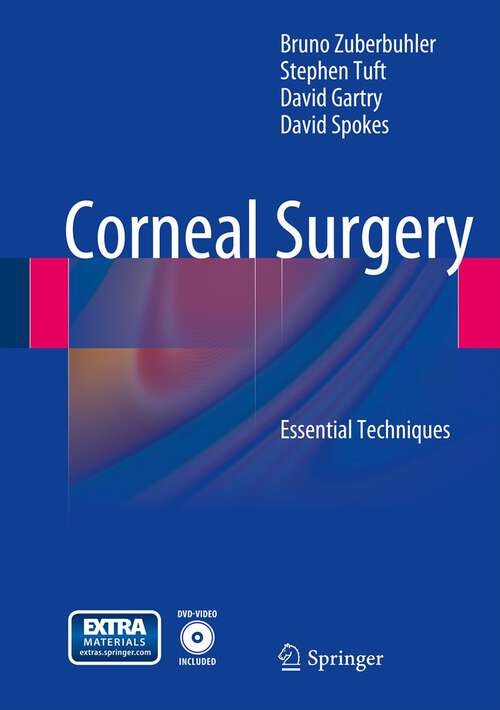 Book cover of Corneal Surgery: Essential Techniques