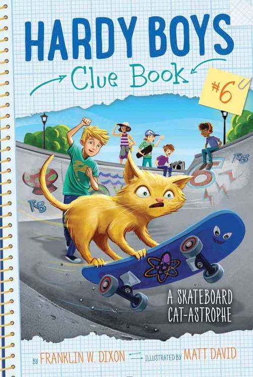 A Skateboard Cat-astrophe (Hardy Boys Clue Book #6)