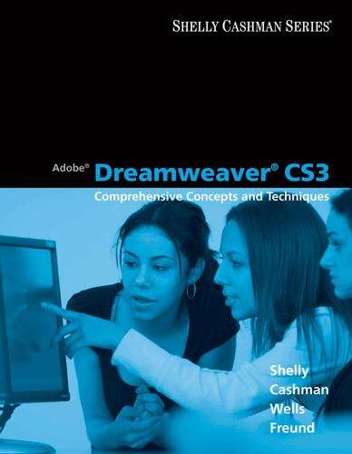 Book cover of Adobe® Dreamweaver® CS3: Comprehensive Concepts and Techniques