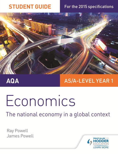 Book cover of AQA Economics Student Guide 2: The national economy in a global context