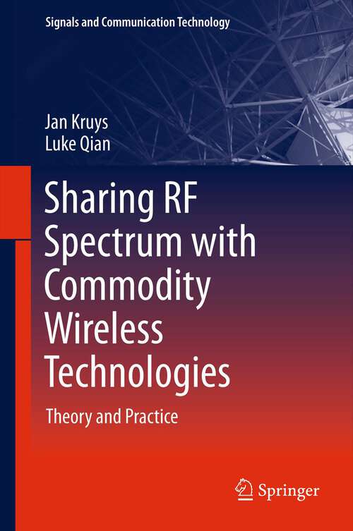 Book cover of Sharing RF Spectrum with Commodity Wireless Technologies