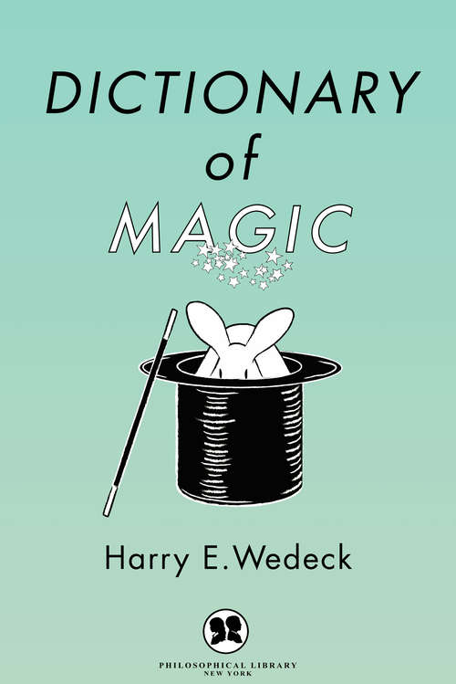 Book cover of Dictionary of Magic