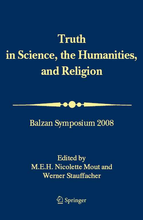 Book cover of Truth in Science, the Humanities and Religion
