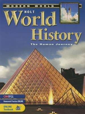 Book cover of Holt World History, the Human Journey: Modern World