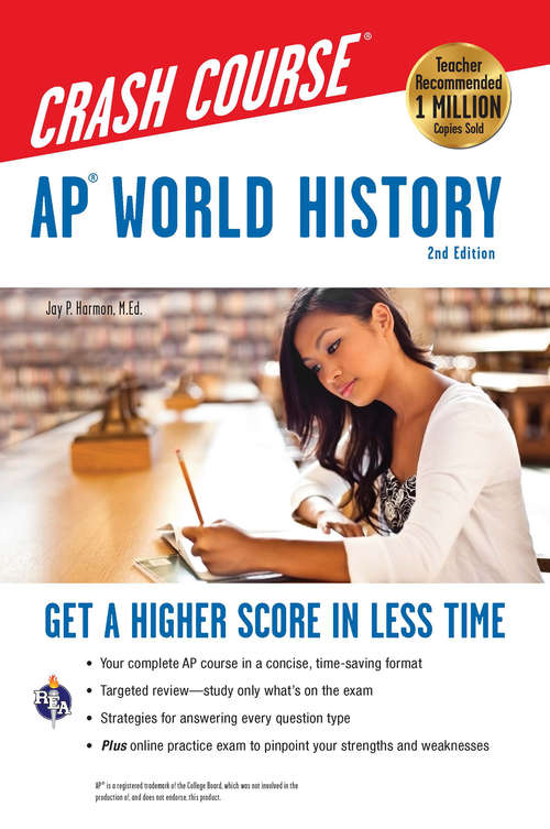 Book cover of AP® World History Crash Course Book + Online