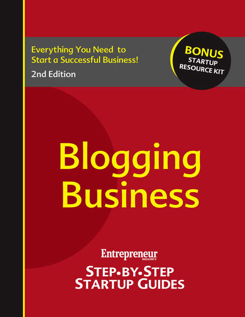 Book cover of Blogging Business
