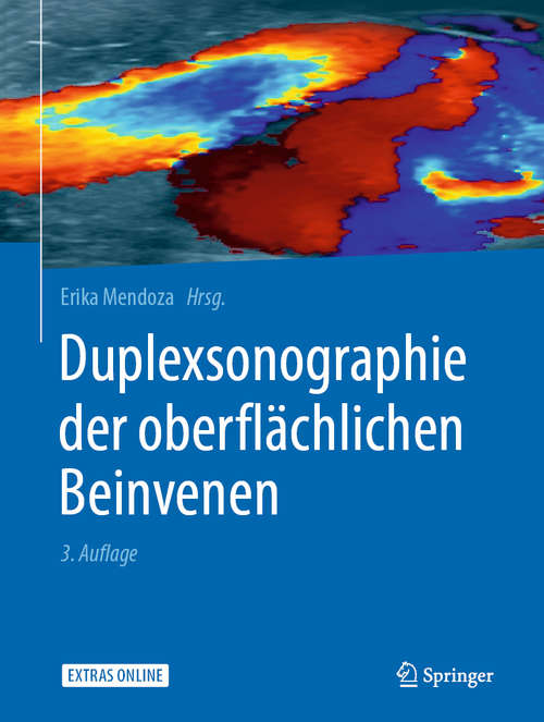 Book cover of Duplexsonographie der oberflächlichen Beinvenen (3. Aufl. 2020)