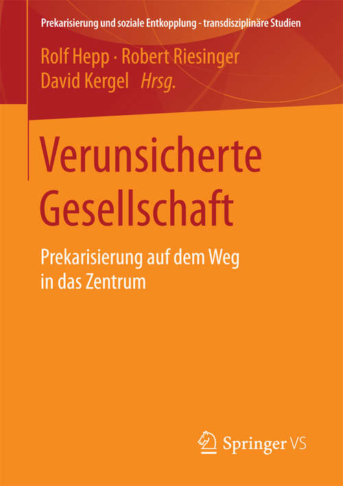 Book cover of Verunsicherte Gesellschaft