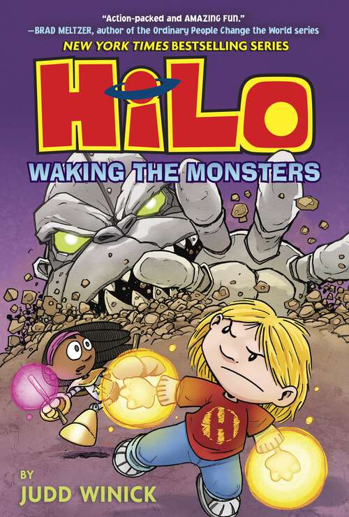 Book cover of Hilo Book 4: Waking the Monsters (Hilo #4)