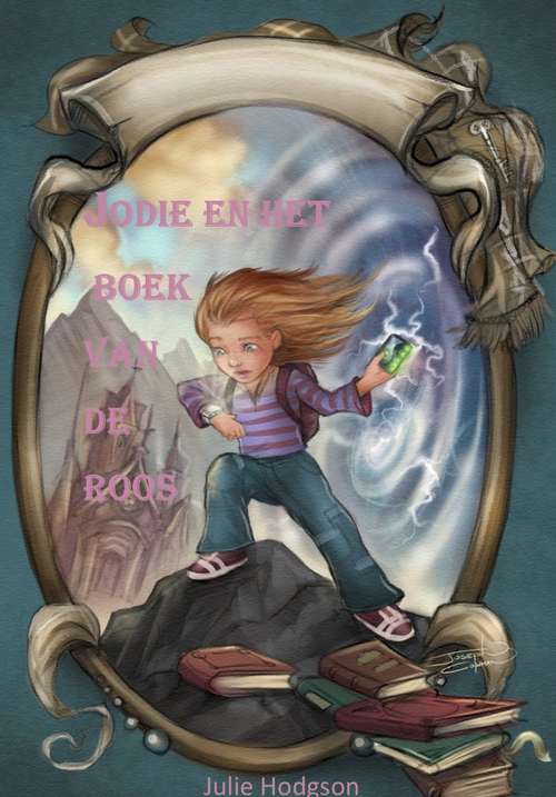 Book cover of Jodie en het Boek van de roos