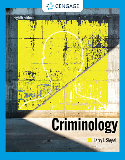 Book cover of Criminology (Eighth Edition)