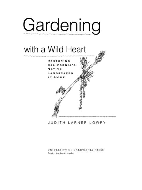 Book cover of Gardening with a Wild Heart