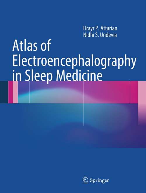 Book cover of Atlas of Electroencephalography in Sleep Medicine