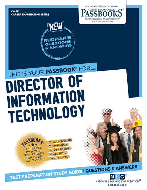Book cover of Director of Information Technology: Passbooks Study Guide (Career Examination Series)