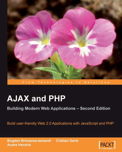 Book cover of AJAX and PHP: Building Modern Web Applications 2nd Edition